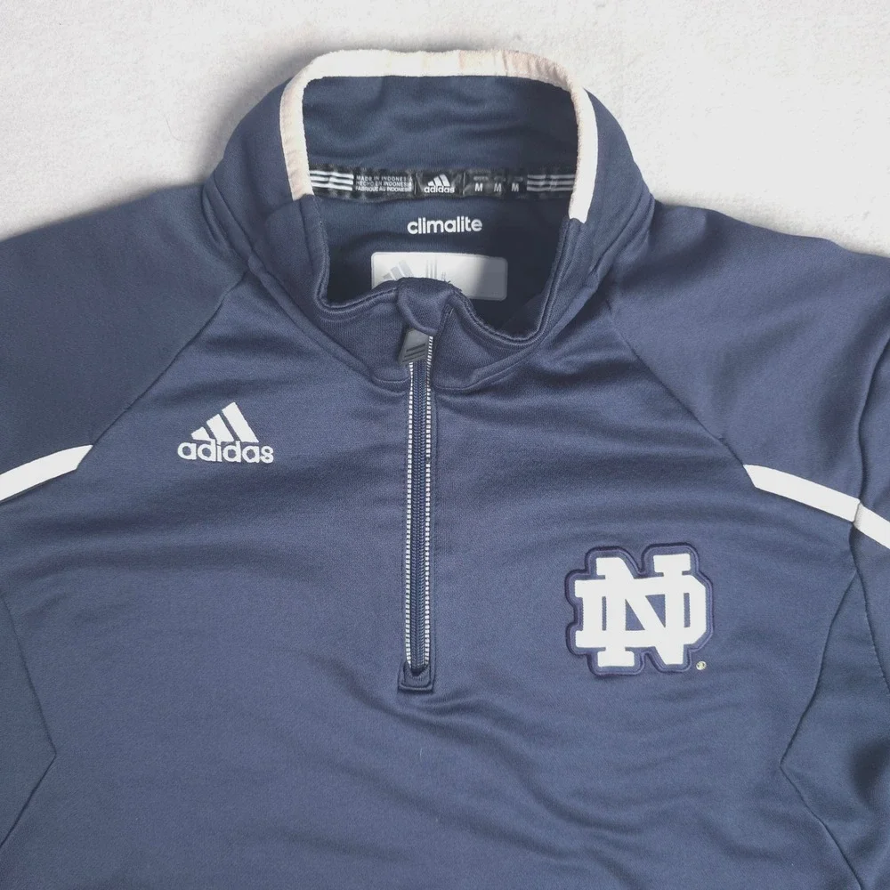 Adidas Notre Dame Fighting‎ Irish Climalite Pullover Training Top Medium